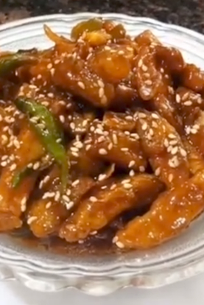 Photo image of honey chilli potato