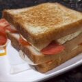 Quick and easy best street style veg cheese club sandwich