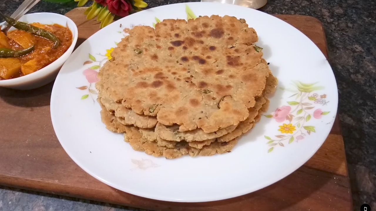 Milona ki roti recipe ingredients in hindi